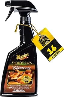 Meguiar's Gold Class Leather Conditioner Spray - Premium Car Leather Conditioner - Protect Your Car's Seats from Cracking, Fading and Drying Out - Keep It Looking and Feeling New, 16 Oz