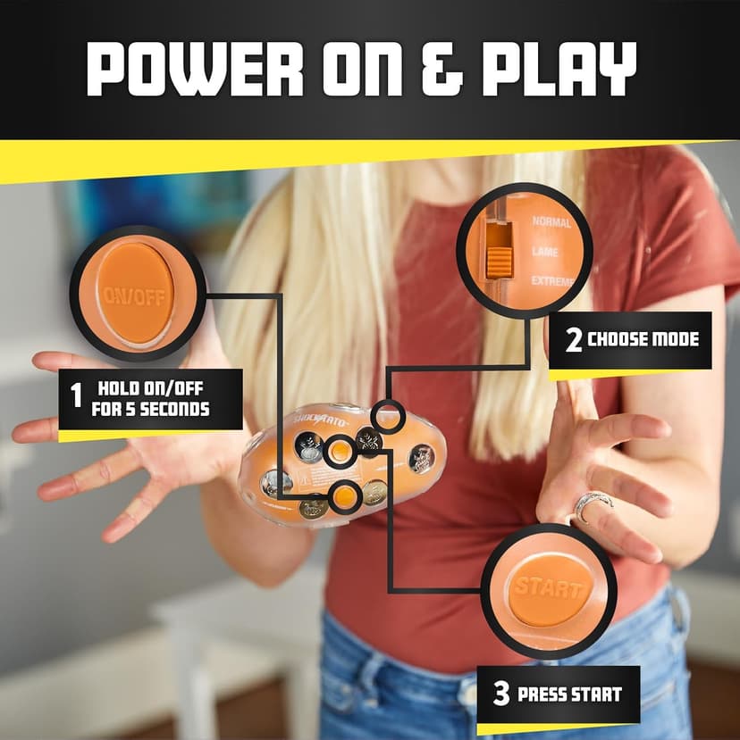 Shocktato Party game by Stormwired - The Hilariously Funny Game of Shocking Potato - Gag Gifts and Stocking Stuffers for Teens