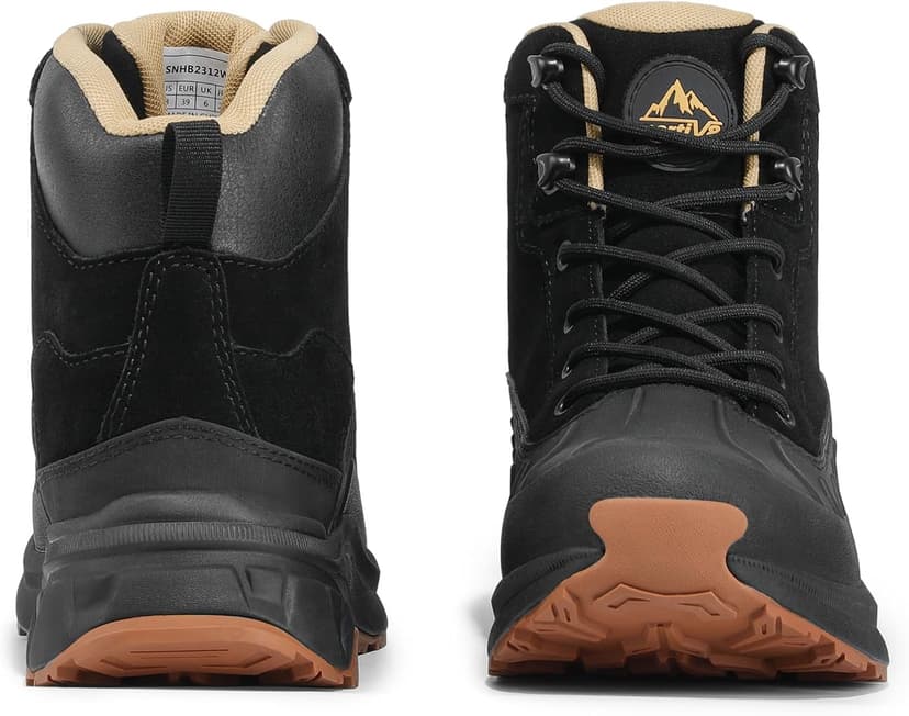 NORTIV 8 Women's Waterproof Hiking Boots Outdoor Trekking Camping Trail Hiking Boots