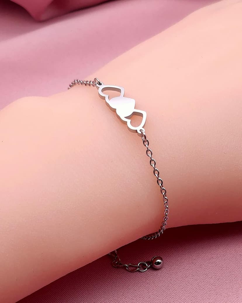 HOFOYA Sisters Best Friends Forever Matching BFF Necklace Set for 2 3 4,Mom Daughter Necklaces,Friendship Necklace,Christmas Birthday Gift for Women Teens BFF Sister.