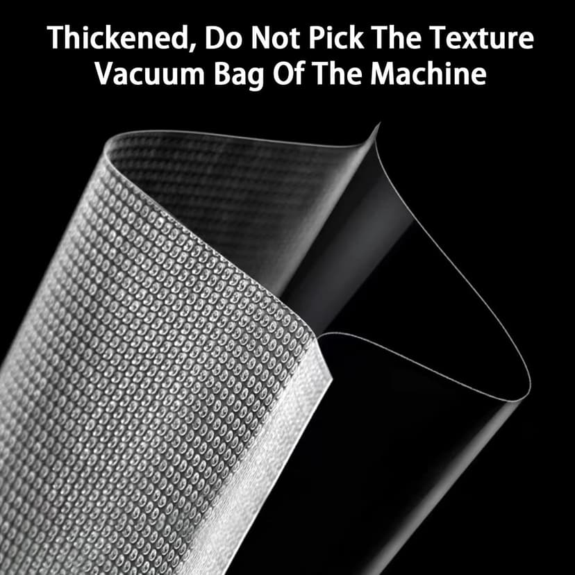 Vacuum Sealer Bags,Heavy Duty Pre-Cut Design Commercial Grade 4x6 Inch Food Sealable Bag for Heat Seal Food Storage, Seal Bag Boilsafe to 280°F Freezable, Resizable,Reuseable (100Pcs)