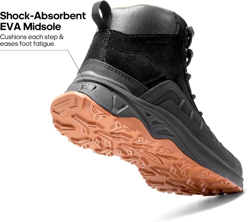 NORTIV 8 Women's Waterproof Hiking Boots Outdoor Trekking Camping Trail Hiking Boots