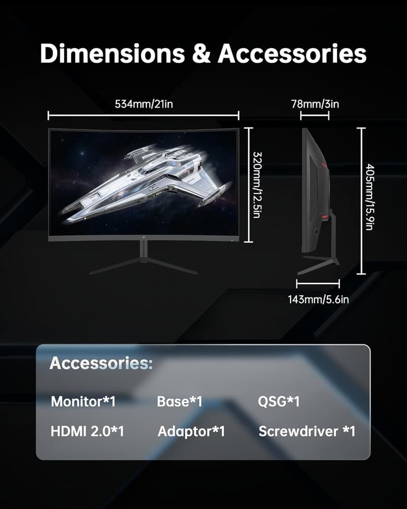 KTC 24 Inch Curved 240Hz Gaming Monitor, FHD 1500R Curved Computer Monitor 1080P, 3000:1 Contrast, Adaptive Sync, HDR, MPRT 1ms, HDMI DisplayPort, Low Blue Light, Tilt, VESA Mount, H24S17P
