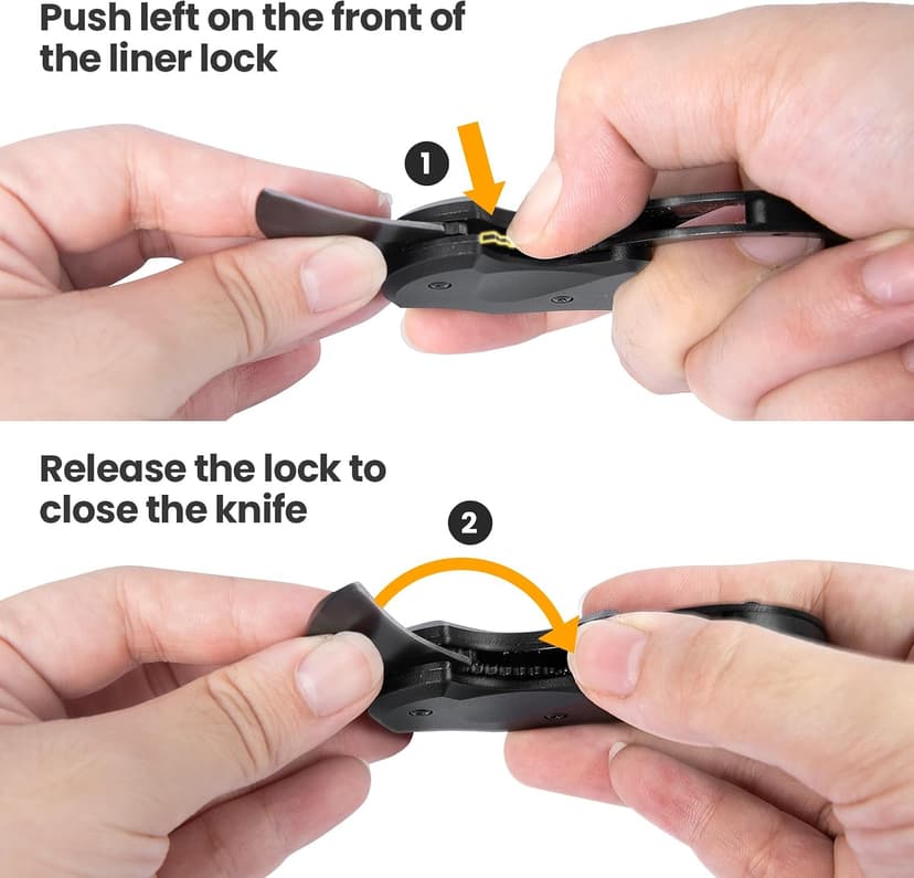 Small Pocket Knife Gift for Men, Keychain Box Cutter with 1.34inch Blade, Mini Folding Knives EDC Gadgets for Everyday Carry, Stocking Stuffers Gift for Adults Men Him
