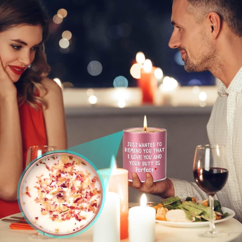 Valentines Galentines Day Gifts for Her Girlfriend Wife Women Friend Sisters Romantic Naughty Christmas Valentines Mothers Day Anniversary Friendship Birthday Funny ldeas Scented Candle