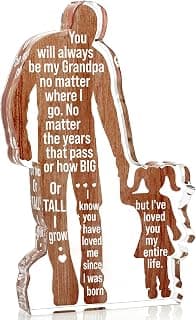 Christmas Best Grandpa Ever Gifts to My Great Grandpa Father's Day Grandparents Gifts Granddad Papa Plaque Sign Grandpa Gifts from Granddaughter Grandpa Birthday Fathers Day Idea Gifts B0DZ6WD7QJ