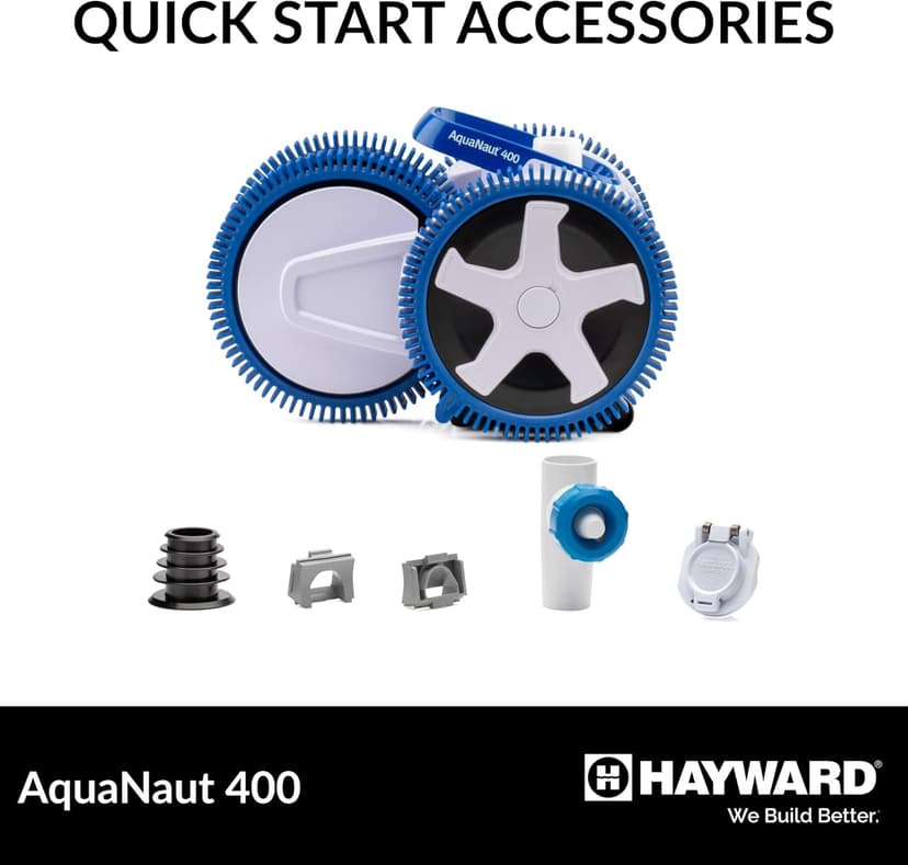 Hayward W3PHS41CST AquaNaut 400 Suction Pool Cleaner for In-Ground Pools up to 20 x 40 ft. (Automatic Pool Vacuum)