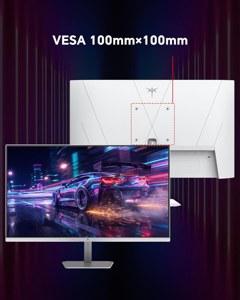 KTC 24 Inch 240Hz Gaming Monitor,1080P PC Computer Monitor FHD, Fast IPS Panel, HDR 400, Adaptive Sync, 1ms(MPRT), 116% sRGB, HDMI Display Port, Eye Care, VESA Mount, White H24F7