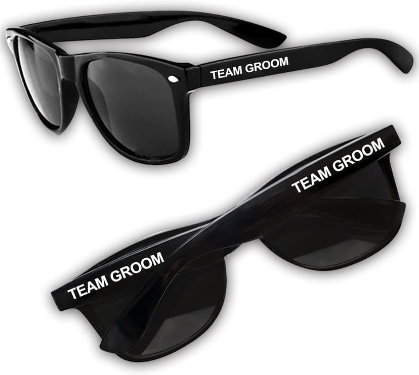 LotsBuyLots Groomsmen Gifts-10PCS Wedding Sunglasses Bachelor Party Favors for Groom,Team Groom (Team Groom)