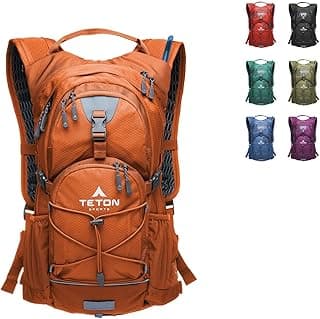 Teton Oasis/Trailrunner Hydration Backpack – Lightweight Water Pack with 2L/3L Bladder for Hiking, Running, Cycling, Biking – 2L/18L/22L Sizes – Sewn-in Rain Cover – Fits Men and Women