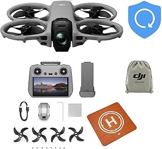 DJI Avata 360 (RC 2), 360° Drone With 1-Inch 8K 360° Imaging for FPV & Aerial Filming, 360° Camera Drone With Propeller Guard. Includes RC 2 With a Built-In Screen for Precise Control, 1 year NYC Care Plan and more