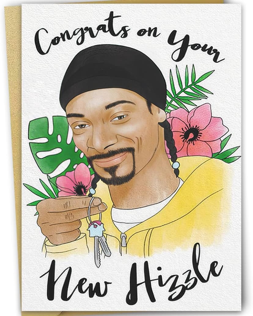 Funny Congratulations Card for New Homeowners,Blank Inside for Personal Message,Great Housewarming Gift With Envelope New Home Card,Congrats Housewarming Gift for Couples,Friends B0CJBW2QSY