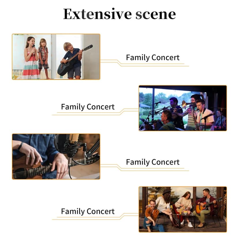 Eaglewireless 3ft USB Guitar Cable, USB A Male to Dual 6.35mm Splitter Y Cable, Guitar 1/4 Inch TS to Computer Interface Cable Adapter for Instruments Recording Singing, Bass/Electronic/Piano/Drums