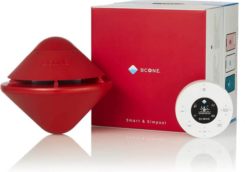 BCONE® Pool Alarm by Lifebuoy® | ASTM F2208 Certified | Floating Safety Device with App Alerts + Alexa Voice Control | 2.4GHz Wi-Fi | for Inground & Above-Ground Pools