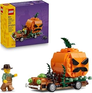 Building Toys for Boys & Girls, Ages 8+, Halloween Decor & Craft, 177 pieces, Gift for Kids LEGO Jack-O'-Lantern Pickup Truck 40822 B0FMPL53NT