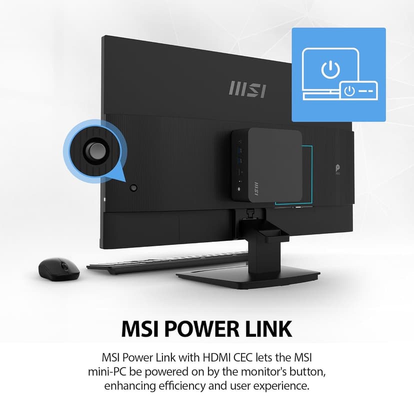 msi PRO MP273L E14 27-inch IPS 1920 x 1080 (FHD) Gaming Office Monitor, 144Hz, Adaptive-Synch, HDR Ready, HDMI, VGA Port,VESA Mountable, Tilt, 4-Side Slim Bezel,1ms, Black