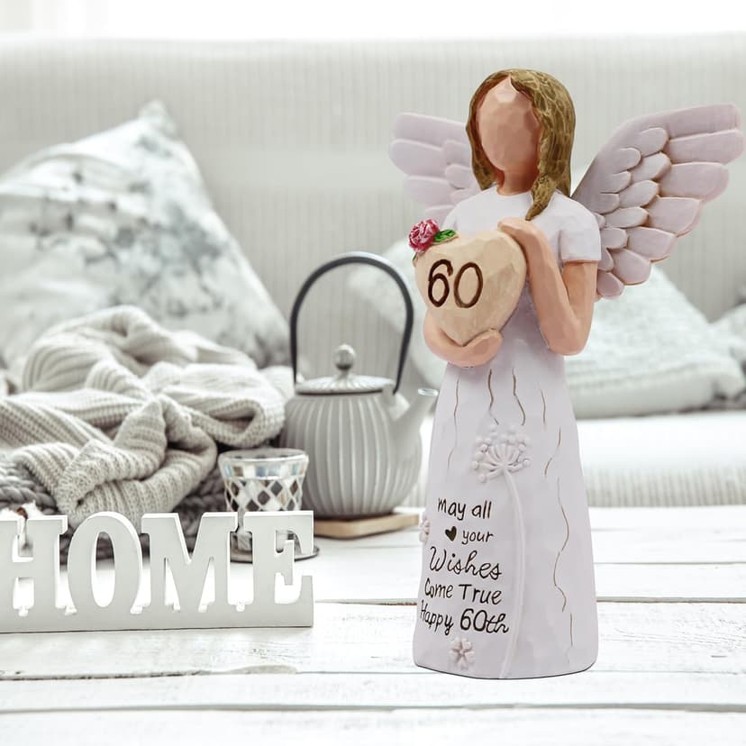 60th Birthday Gifts for Women, Gifts for 60th Birthday Women, Sculpted Hand-Painted Figurine