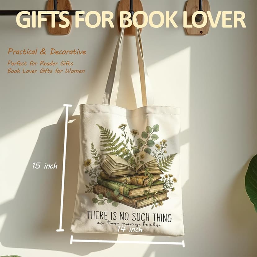 Gifts for Book Lovers Women, Reading Accessories Gift for Reading Club Present for Bookworm Librarian Birthday Christmas MHSMHL Book Lovers Gifts for Women,Vintage Bookish Gifts, Gifts for Readers B0GJ4NRQYD