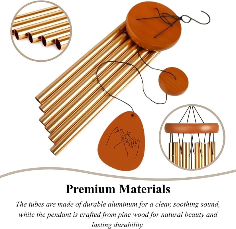 A Sister is God's Way We Never Walk Alone Wind Chimes Birthday Gifts for Sister Gifts from Sisters, Brother - 28" Sisters WindChimes Gift for Christmas, Anniversaries B0DY48TF13