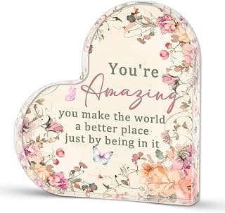 Uplifting Motivational Gift for Womens Inspirational Desk Decor Birthday Easter Mother's Day Proud of You Gifts for Women Encouragement You Are Amazing Gifts for Women B0FR8QV18Z