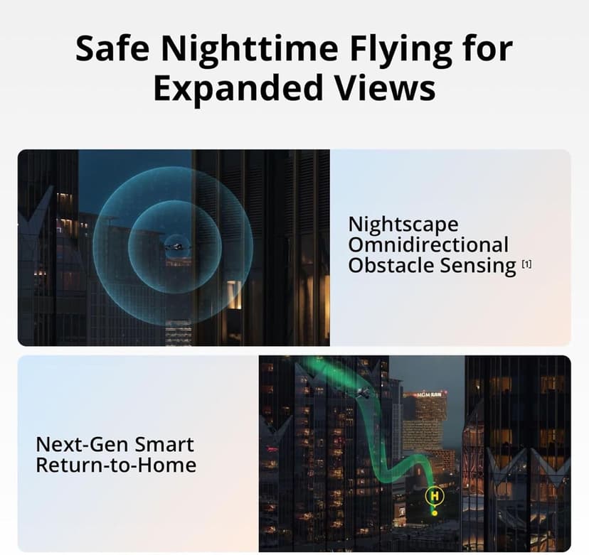 DJI Air 3S Fly More Combo (RC-N3), Drone with 1" CMOS Wide-Angle & Medium Tele Camera, 4K/60fps HDR Video, Nightscape Omnidirectional Obstacle Sensing & 3 Batteries for Extended Flight Time