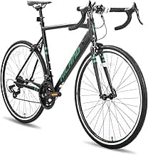 HILAND 700c Road Bike 14 Speed, Aluminum Frame Racing Bike, City Commuter Bicycle for Men Women