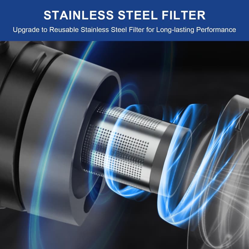 SOWTECH Corded Vacuum Cleaner, Super Power Suction Stick Vacuum Cleaners for Home, 6-in-1 Lightweight Hard Floor Vacuum Removable Handheld Vac, Portable Vacuum for Pet Hair