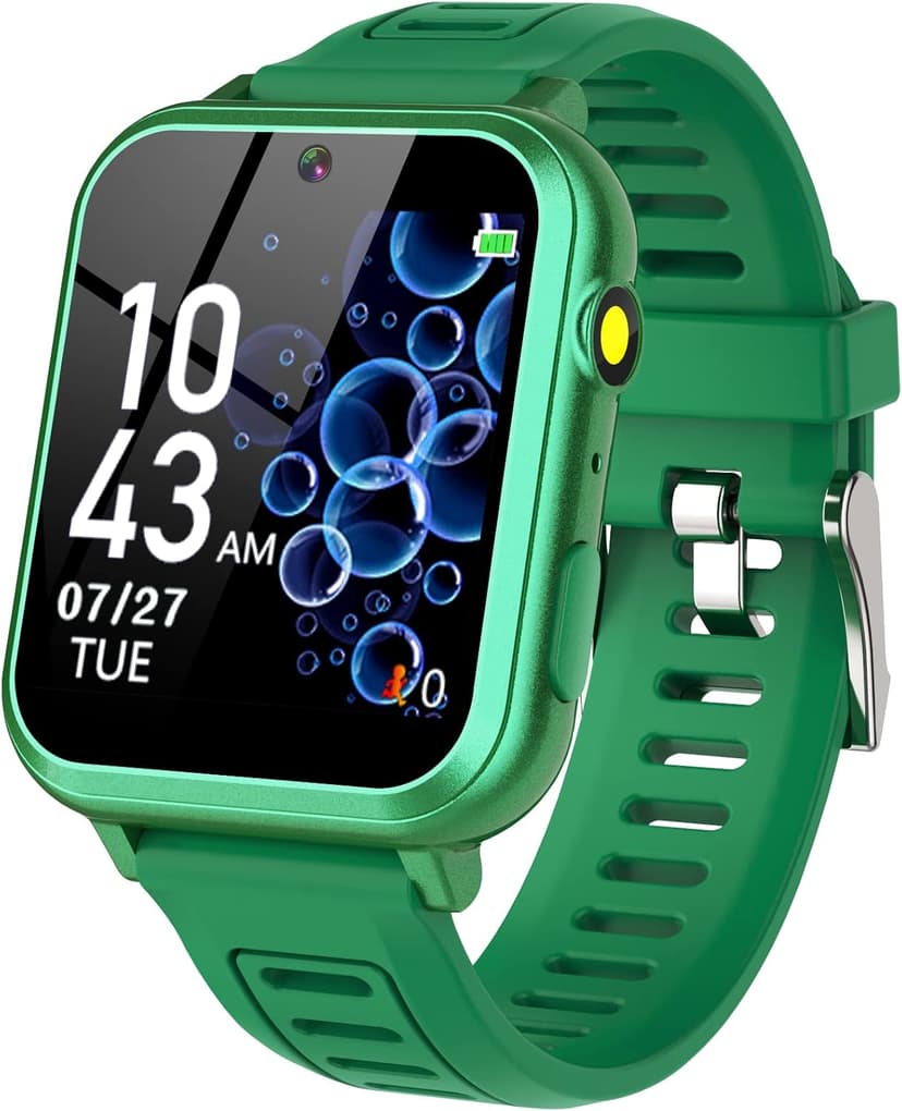 Phyulls Phyulls Smart Watch for Kids with 39 Puzzle Games, Camera, Video Recorder, Music, Alarm, Calculator, Calendar, Flashlight, Pedometer - Birthday Gift for 3-12 Year Old Boys & Girls