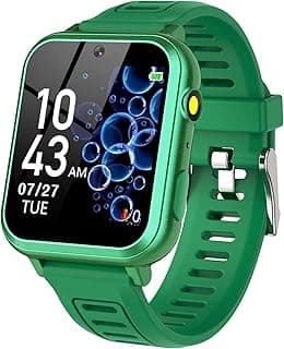 Phyulls Phyulls Smart Watch for Kids with 39 Puzzle Games, Camera, Video Recorder, Music, Alarm, Calculator, Calendar, Flashlight, Pedometer - Birthday Gift for 3-12 Year Old Boys & Girls