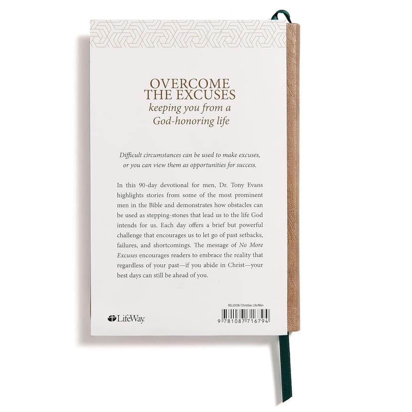 No More Excuses: A 90-Day Devotional for Men