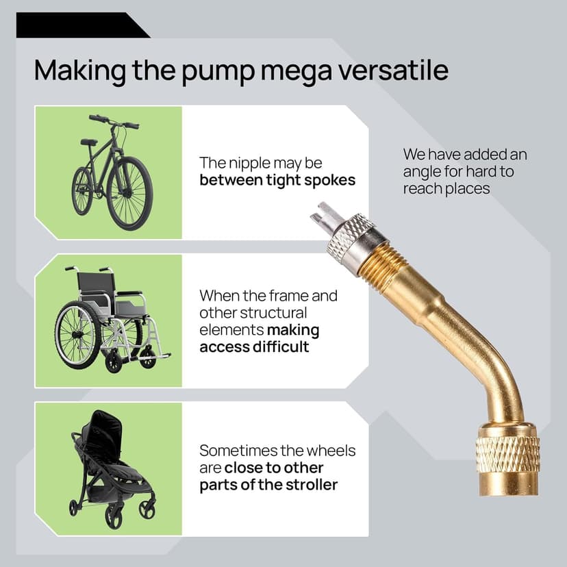 Bike Pump Floor, Advanced Bike Tire Inflator, Bicycle Hand Air Pump with Dual Presta and Schrader Valves, Handheld Pump, Suitable for Road and Mountain Bikes, Baby Stroller, Balls