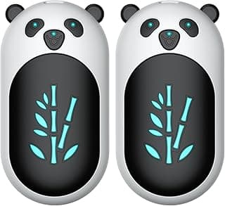 Hand Warmers Rechargeable 2 Pack, 6000mAh Electric Hand Warmer Reusable, 20Hrs Long Heating, Portable Pocket Heater Handwarmer for Women Men, Outdoor Camping, Hunting Gear
