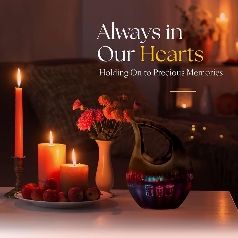 Drum Set Keepsake Funeral Tiny Urn for Ashes Adult Male & Female, Drop Burial Cremation Urns for Human Cremains, Memorials & Funerary Ash Holders, Memorial Gifts for Loved Ones, 3 Inch B0FFZF7VRH