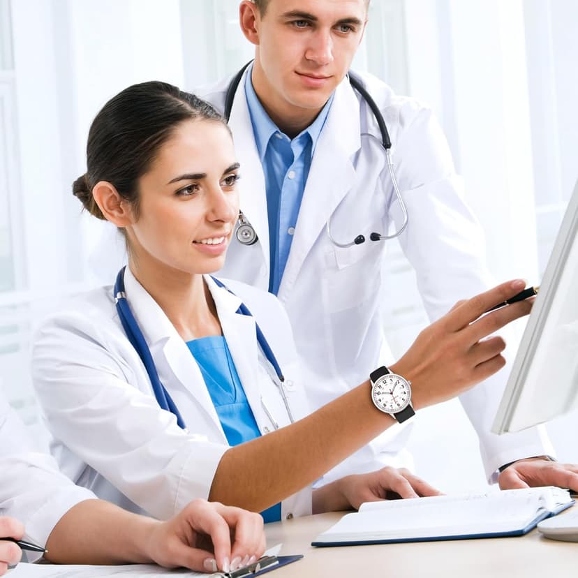 TWOPTION Nurse Watch for Women Waterproof Analog Silicone Watch with Second Hand Nursing Watch