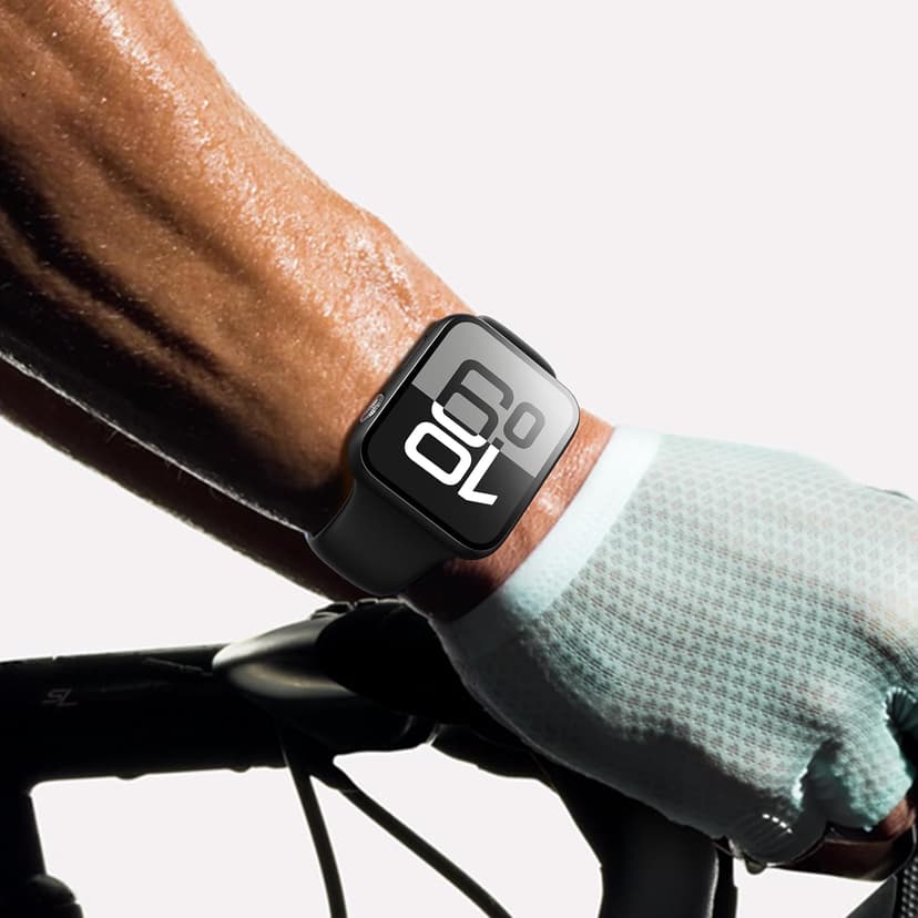 Misxi 2 Pack Tempered Glass Case Compatible for Apple Watch Series 11 (2025) Series 10 42mm, Hard PC Screen Protector Overall Protection Ultra-Thin Lightweight Scratch-Resistant Cover for iWatch, Black