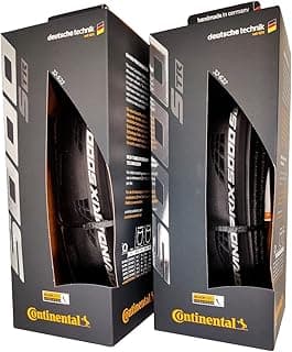 Continental Grand Prix 5000 S TR - Black/Transparent - Tubeless Road Bike Tire | Fast, Light, Durable - BlackChili, Vectran Breaker, LazerGrip, Active Comfort Technology, 2 Pack