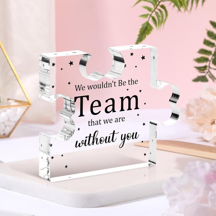 Employee Appreciation Gifts, Boss Day Farewell Retirement Appreciation Gifts for Boss Lady Staff Leader Manager Office Decor Funnli Bosses Day Gifts for Women, Boss Gifts for Women Men Acrylic Plaque B0CYZXF2FN