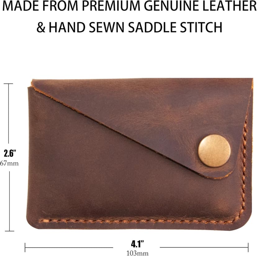 Turbosnail Leather Card Holder, Credit Card Wallet, Cardholder Wallet, Minimalist Wallet,Christmas Gift