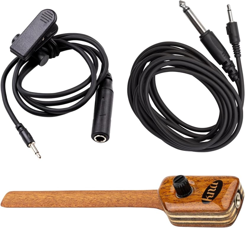KNA NG-2 Portable Piezo Nylon String Classical Flamenco Guitar Pickup – Natural Acoustic Tone, Lightweight, Detachable, Onboard Volume Control, Passive No Battery Required, Easy Installation