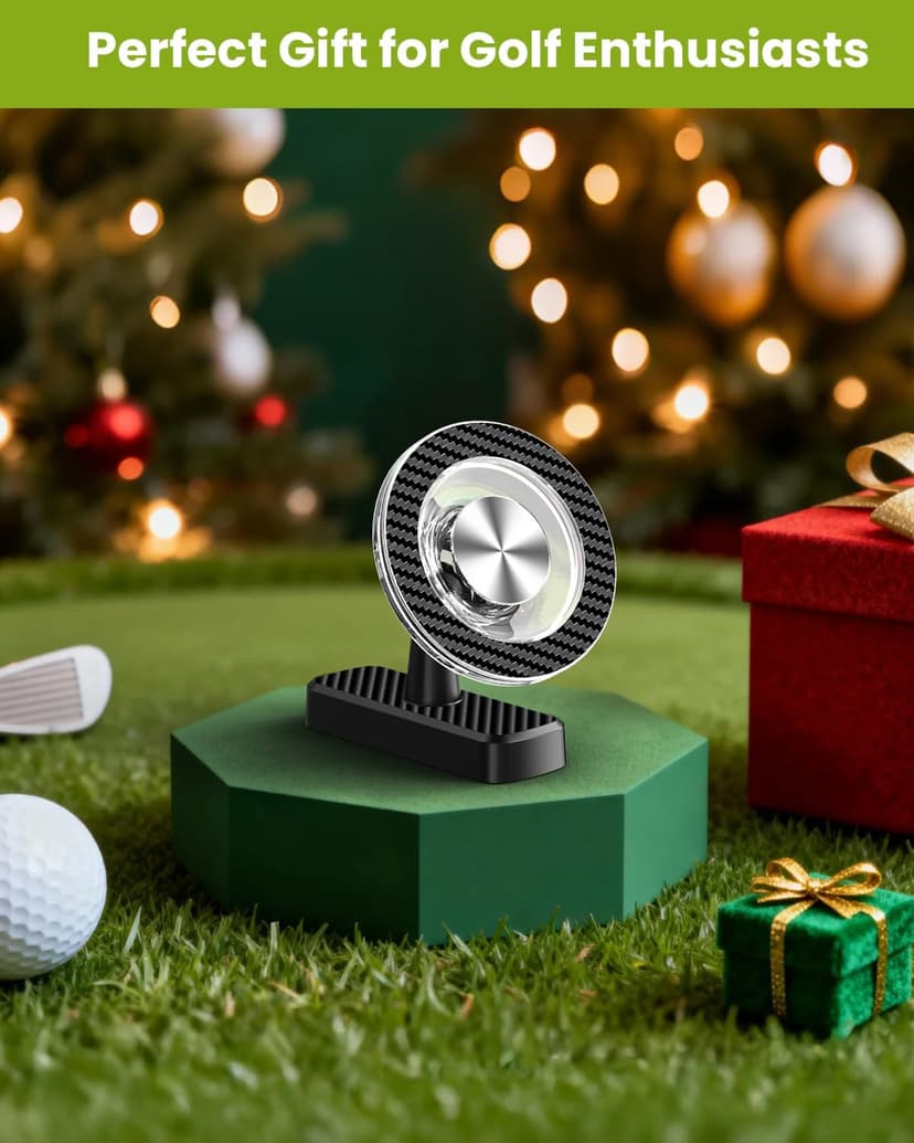 Stocking Stuffers Gifts for Men Dad Him, Magnetic Golf Cart Phone Holder, 360° Rotation Golf Accessories for Mens Gifts, Mens Stocking Stuffers 2025, White Elephant Gifts for Grandpa Papa Husband