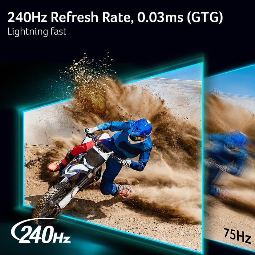 Acer Predator Gaming Monitor | 26.5" WQHD 2560x1440 QD-OLED | AMD FreeSync Premium | 240Hz | 0.03ms | Tilt, Height Adjustment, Pivot & Swivel | DCI-P3 99% | 2 x DP 1.4 & 2 x HDMI 2.1 | X27U W1bmiipprx