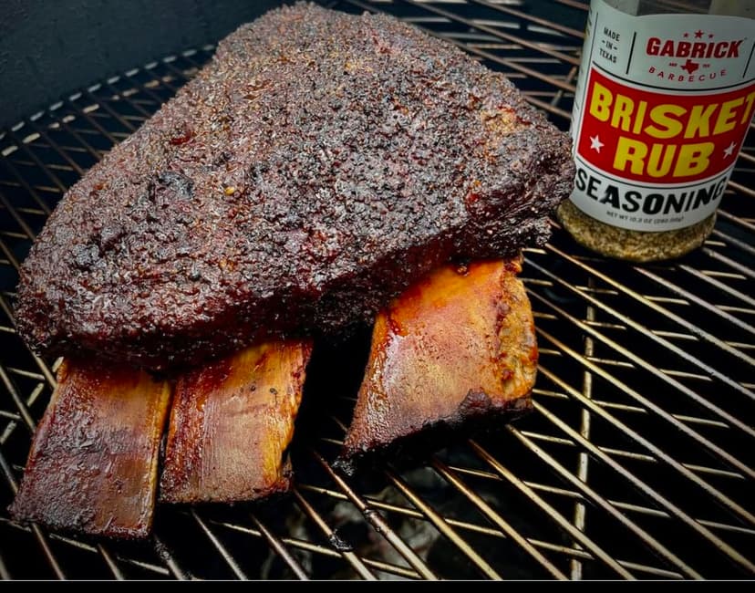 Smoke Trails BBQ BRISKET RUB | BBQ Rub for Texas Brisket by Steve Gow | Great on Brisket, Beef Short Ribs, Steaks, and more
