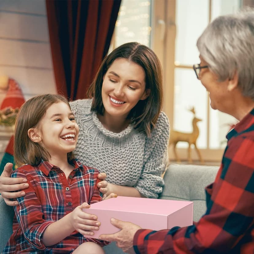 Pink Gift Box 10" x 6" x 3" with Magnetic Closure Lid Gift Boxe for Presents,Bridesmaid Gifts Boxes,Cute Box,Birthday Gift box,Luxury for Gift Packaging, Magnetic Gift Boxe for Wrapping Gifts (Pink)