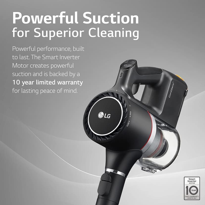 LG CordZero Vacuum, Matte Black (Renewed)