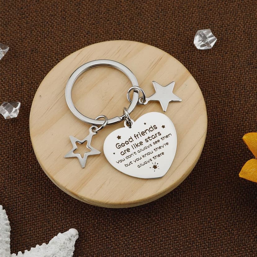 Best Gifts for Friends Colleagues Brothers Sisters Friend Keychain Friend Gift Ideas Valentines Christmas Day Gifts