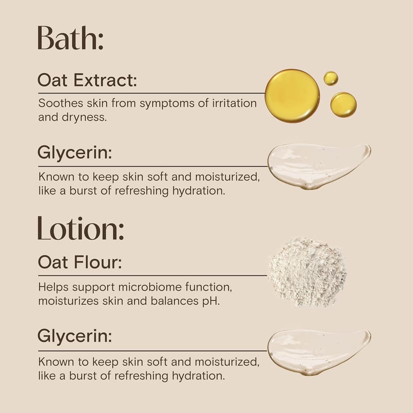 Soothing Baby Wash & Body Lotion, Lavender & Vanilla Scent, Formulated with Oat Extract, Helps Calm Baby Before Bedtime Aveeno Baby Calming Comfort Bath & Body Lotion Set, 2 Items B01C8BR0CO