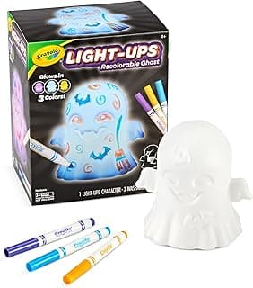 Crayola Light-Ups - Ghost, Reusable Coloring Toy & Craft Kit, Light Up Ghost, Cute Halloween Decor & Night Light for Kids, Halloween Toy, Ages 4+