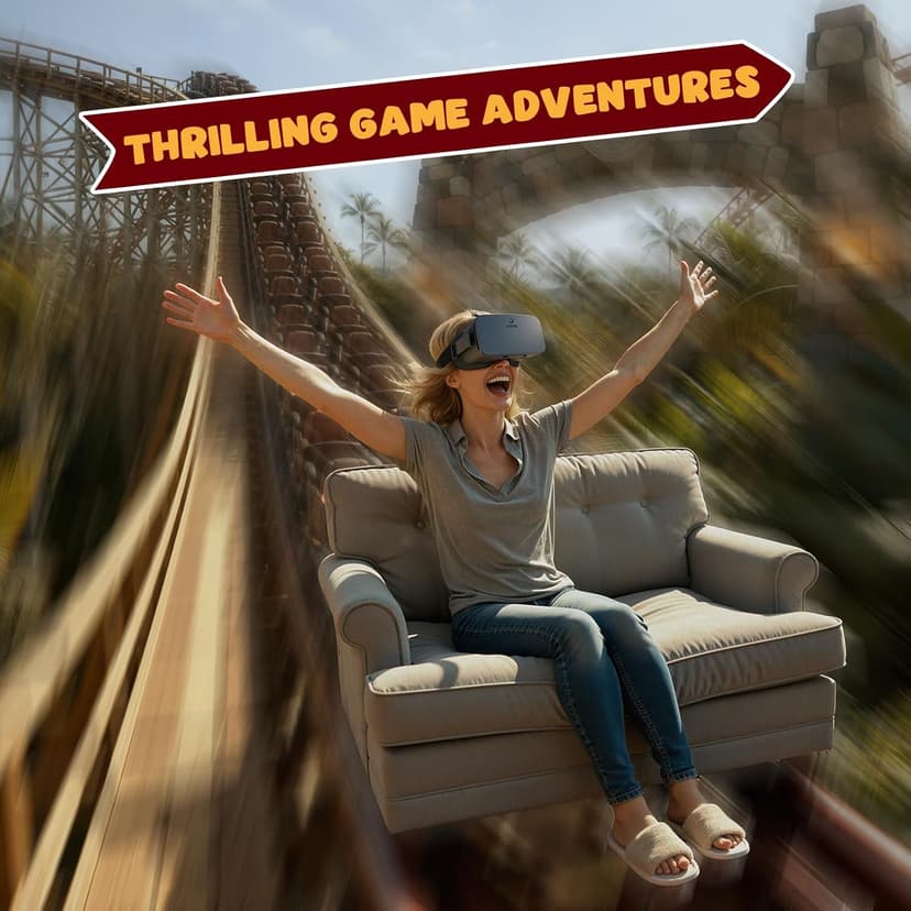 DESTEK V5 VR Headset for Phone w/VR Gamepad, 128 Premium VR apps Included, Anti-Blue Eyes Protected HD Lenses, 110° FOV Virtual Reality Headsets for iPhone, Android Phone- Black