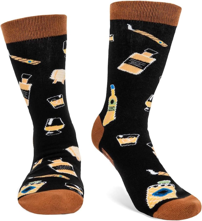 Lavley Food Socks - Hilarious gift for food lovers and snack fans - Great gag gift or stocking stuffer for holidays