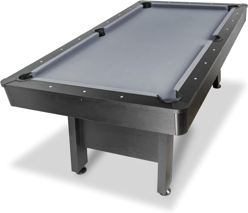 GoSports 7 and 8 ft Pool Tables with Wood Finish - Gray, Black, or Green Felt - Billiards Game Room Table for Adults & Family - Accessories Not Included